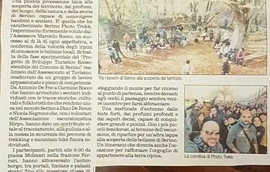 Serino Photo Trekk, rassegna stampa