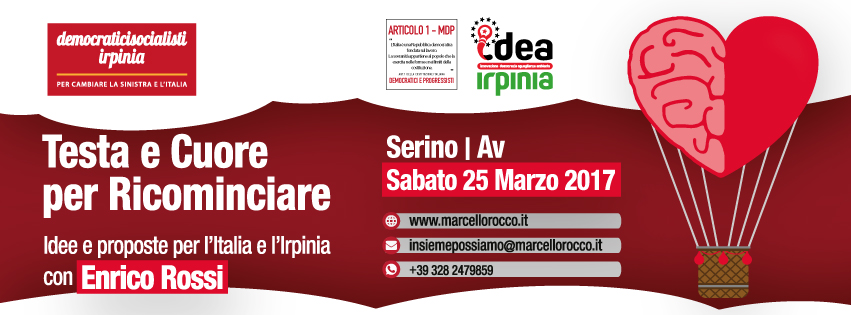 Posticipata la venuta di Enrico Rossi in Irpinia a sabato 25 Marzo
