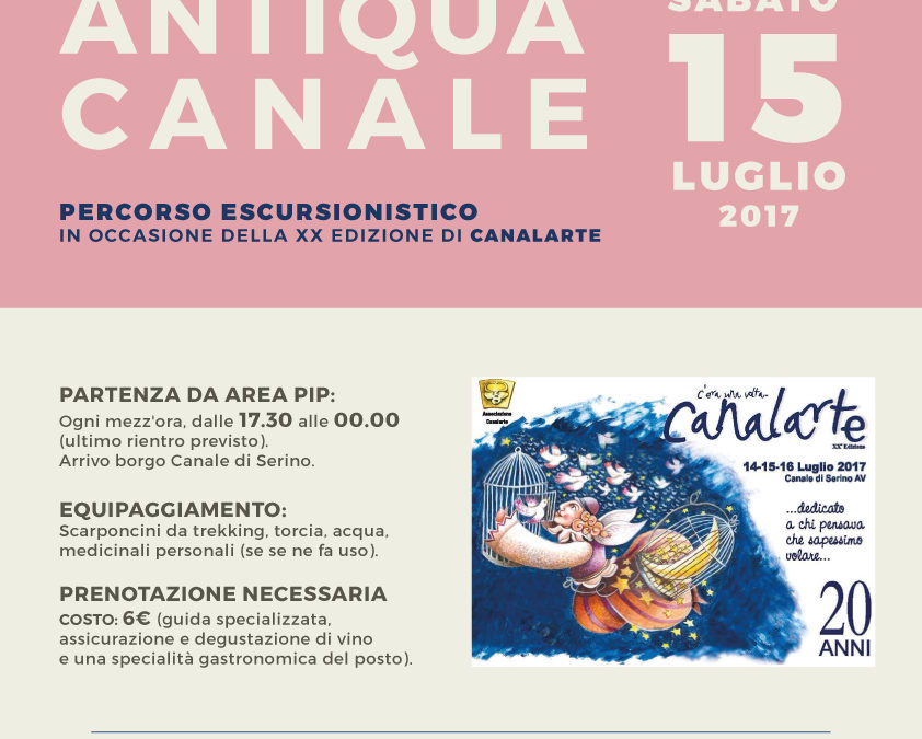 Antiqua Canale. Percorso escursionistico in occasione della XX Edizione di Canalarte – RASSEGNA STAMPA