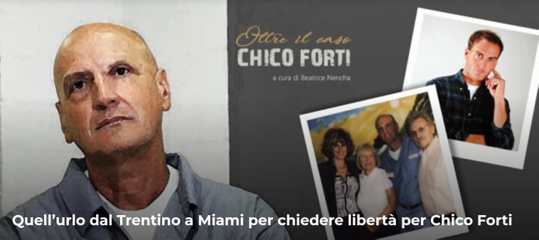 Quell’urlo dal Trentino a Miami per chiedere libertà per Chico Forti – INTERVISTA stylise.it & VIDEO iene.mediaset.it