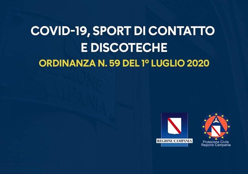 Coronavirus, Regione Campania: ok al ballo nelle discoteche ma a 2m di distanza gli uni dagli altri. Assurdo! – DOCUMENTI IN ALLEGATO