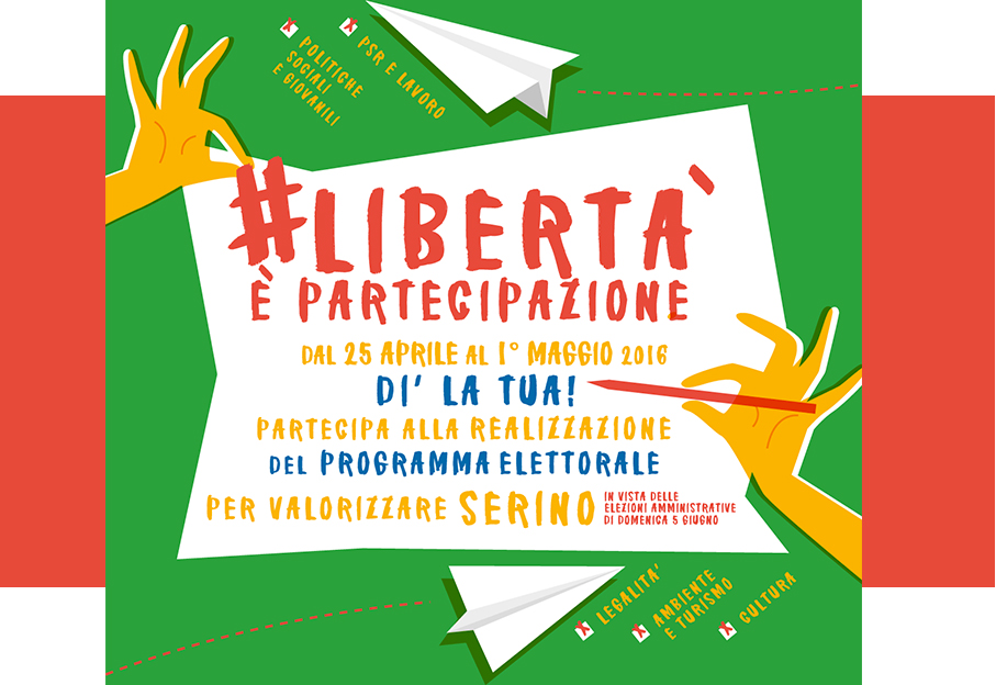 Il Circolo PD di Serino lancia: ”Libertà è partecipazione” per coinvolgere direttamente iscritti e cittadini