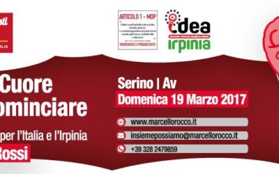 Testa e Cuore per Ricominciare. Idee e proposte per l’Italia e per l’Irpinia con Enrico Rossi