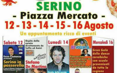 Grandi eventi in Campania. A Serino, dal 12 al 16 Agosto, il Gran Galà della Pizza – RASSEGNA STAMPA