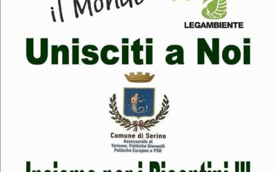Il Comune di Serino aderisce alla campagna di Legambiente “Puliamo il Mondo”. Si inizia con “Insieme per i Picentini”
