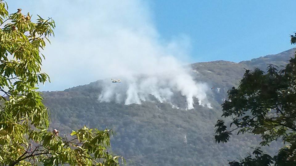 Incendio Monte Terminio in località Sambuco. REPORTAGE www.irpiniaoggi.it