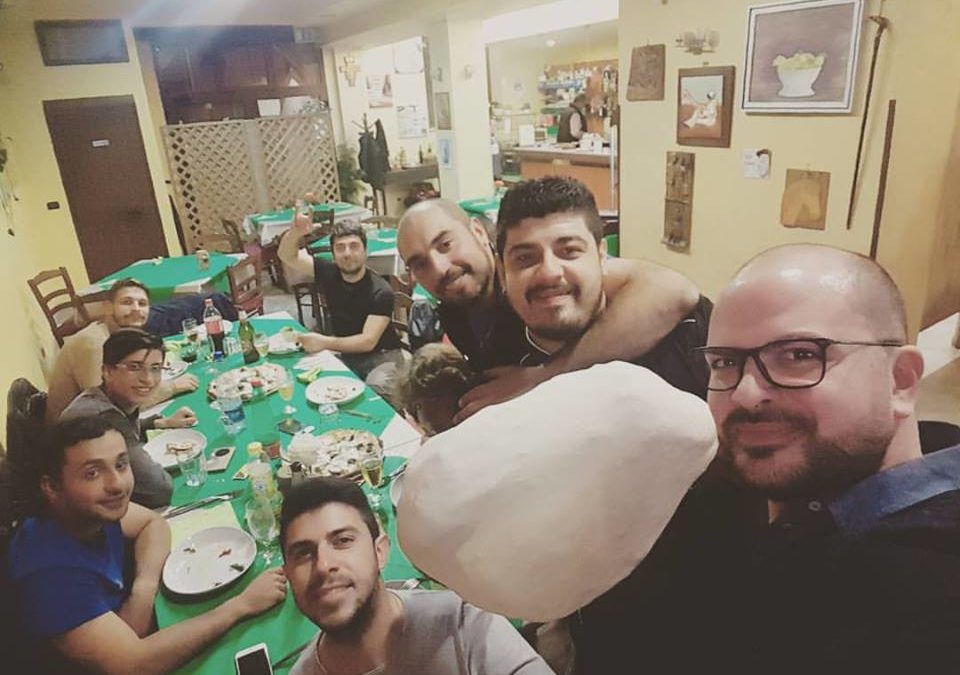 Alla pizzeria Made in Italì con i volontari dell’Associazione Hirpo Escursioni ✌🌄🚵