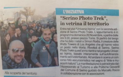 Universo Irpinia e Serino Photo Trekk su “Il Quotidiano del Sud” – FOTO