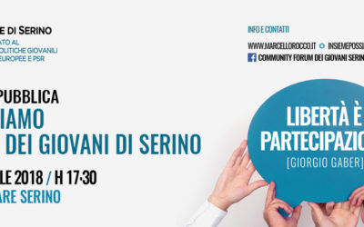 Assemblea Pubblica “Ri-Generiamo il Forum dei Giovani di Serino” – RASSEGNA STAMPA
