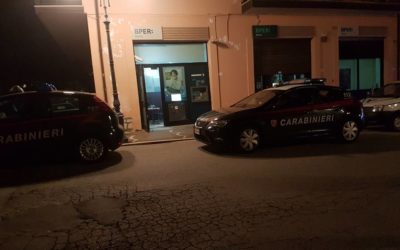 Assalto dinamitardo alla banca BPER di Serino (AV) – FOTO & SERVIZIO TELEVISIVO