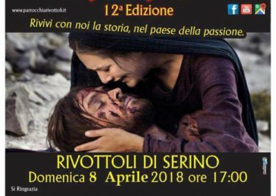 Locandina la Passione di Cristo XII Edizione - Serino 2018