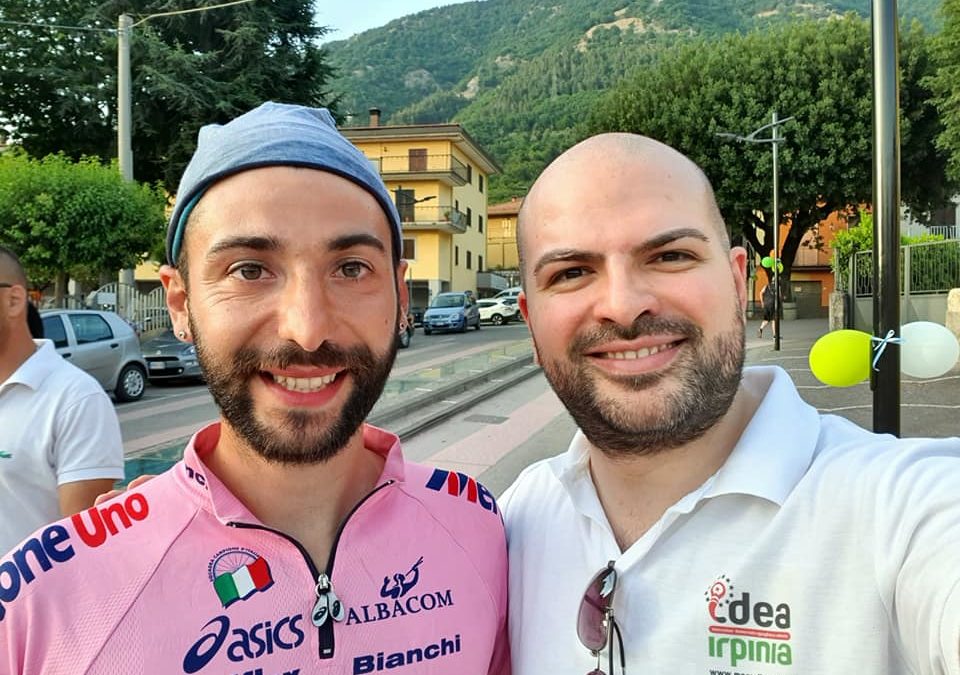 Simone Luce torna, in Irpinia, a conclusone dell’impresa sportiva solidale “a chi appartieni tour” – FOTO & VIDEO