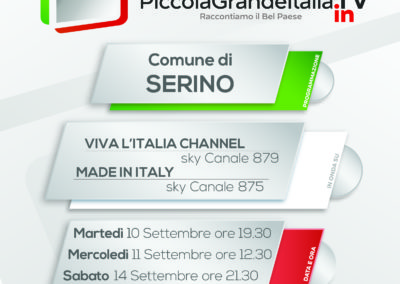 Messa in onda Televisiva Piccola Grande Italia - SERINO-01