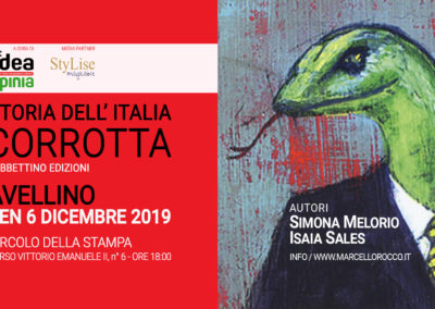 Immagine copertina - Storia dell Italia Corrotta di Isaia Sales - presentazione libro 06-12-2019