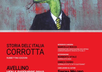 Locandina - Formato WEB - Storia dell Italia Corrotta di Isaia Sales - presentazione libro 06-12-2019